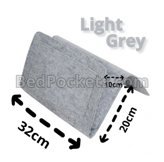 Felt Bedside Pocket (Light Grey)